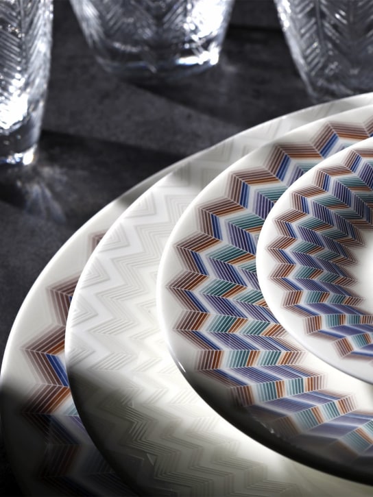 Missoni Home - Lot de 6 assiettes à dessert Zig Zag Jarris