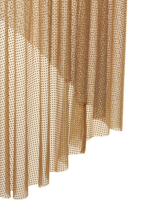 Giuseppe Di Morabito: Vestito midi in crepe de chine stampato