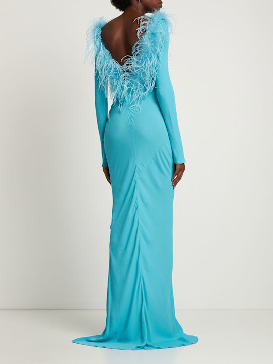 Giuseppe Di Morabito: Vestito in viscosa crepe de chine