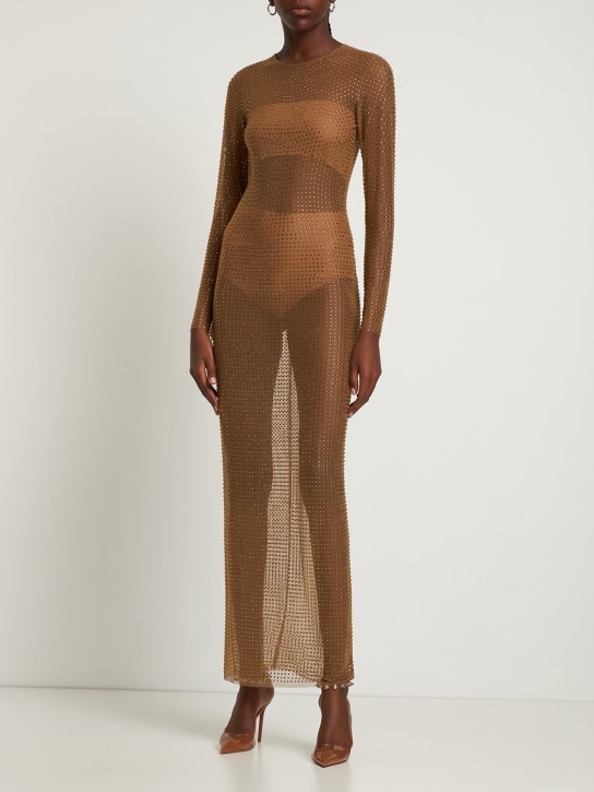 Giuseppe Di Morabito - Langes Kleid aus Mesh