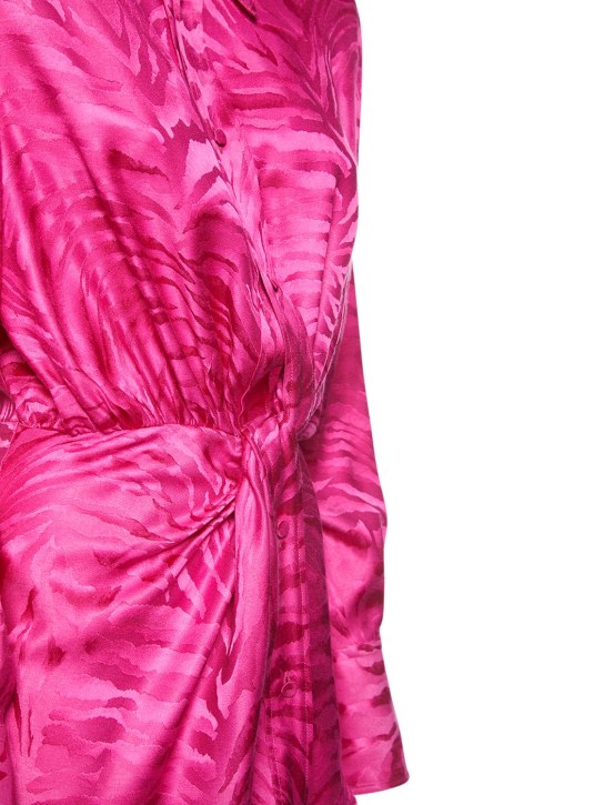Giuseppe Di Morabito: Vestido mini de viscosa jacquard