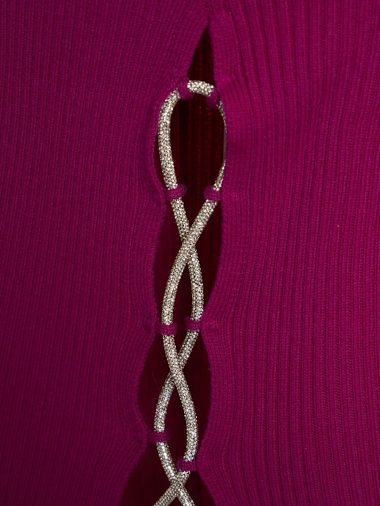 Giuseppe Di Morabito: Vestito in maglia con ricami