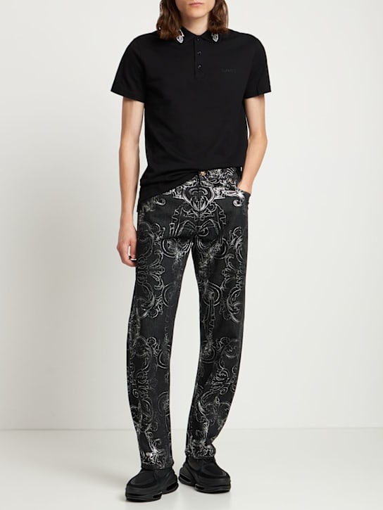 Versace: JEANS AUS BAUMWOLLDENIM