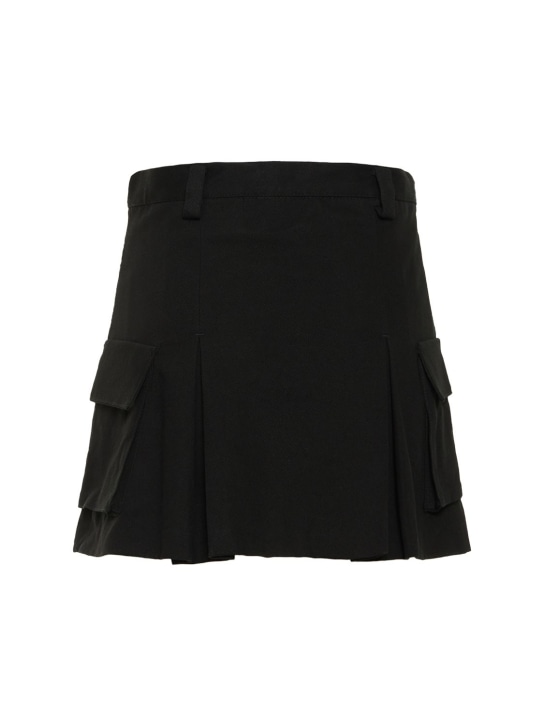 The Frankie Shop: Minifalda plisada de popelina de algodón