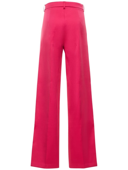 Magda Butrym: Pantalon ample en satin taille haute