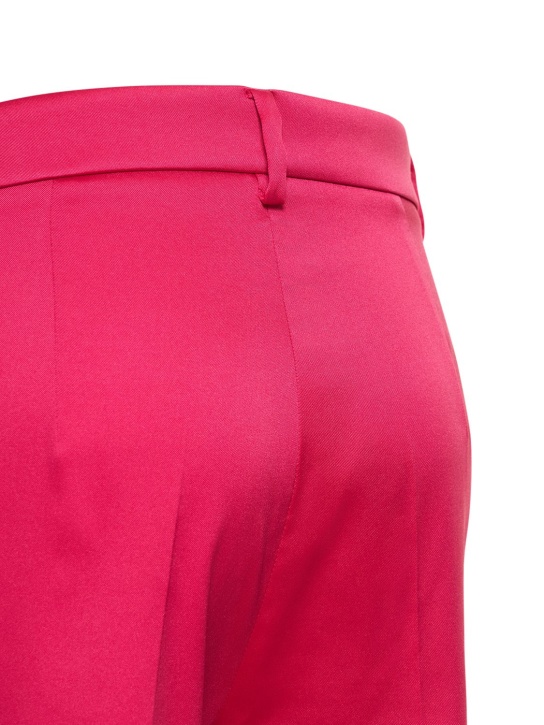 Magda Butrym: Pantalon ample en satin taille haute