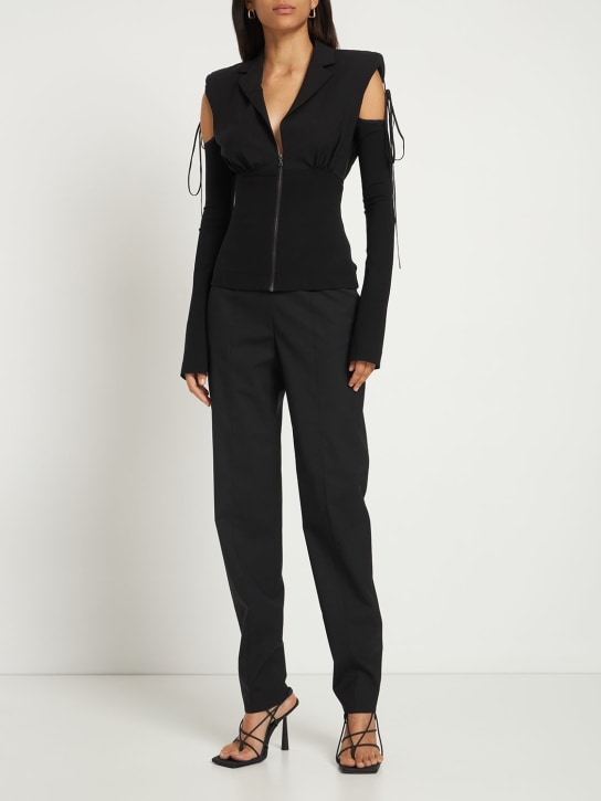 Nensi Dojaka: Blazer con cutout sulla spalla
