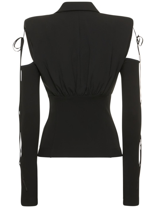 Nensi Dojaka: Blazer con cutout sulla spalla