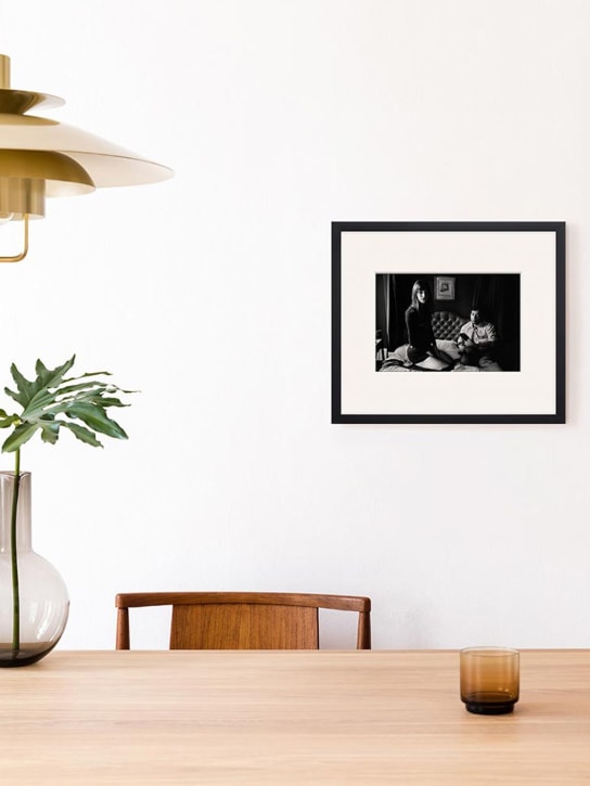 Magnum Collection - Photo Jane Birkin & S.Gainsbourg at the flat