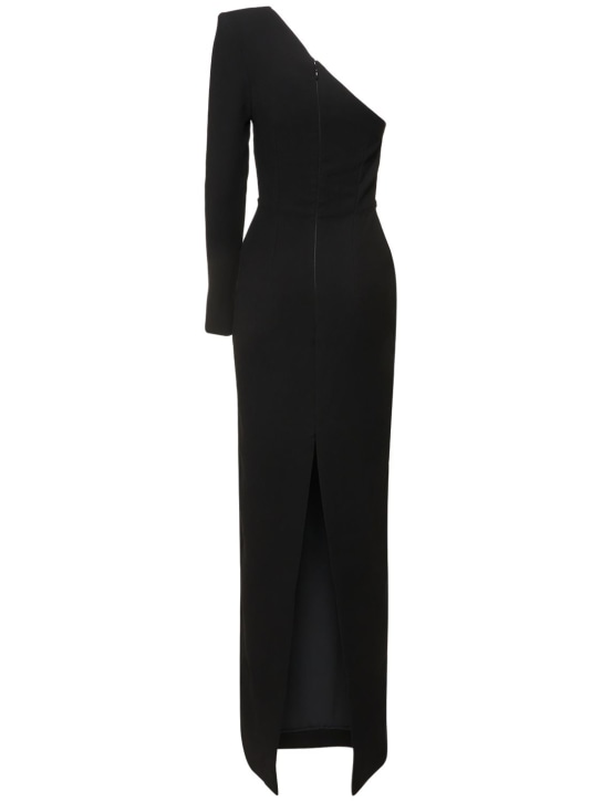 Mônot: Vestito monospalla in crepe con cutout