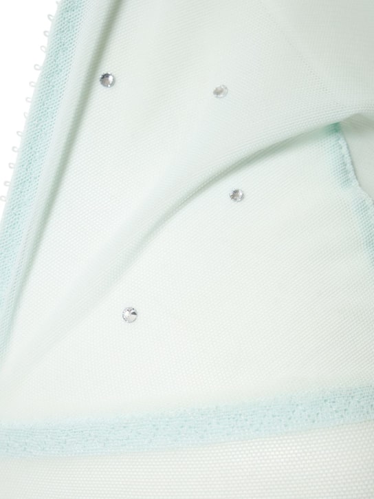 Stella McCartney: Embellished mesh soft cup bra