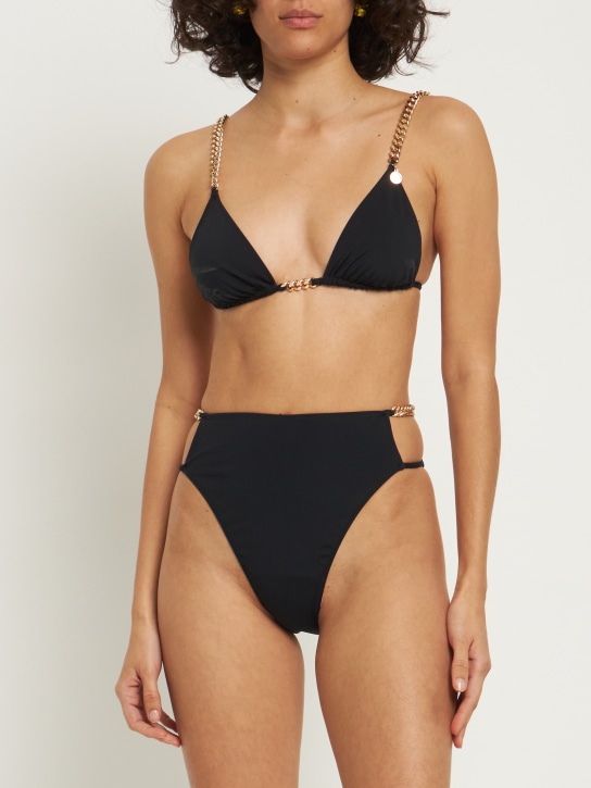 Stella McCartney: Bas de bikini taille haute Falabella