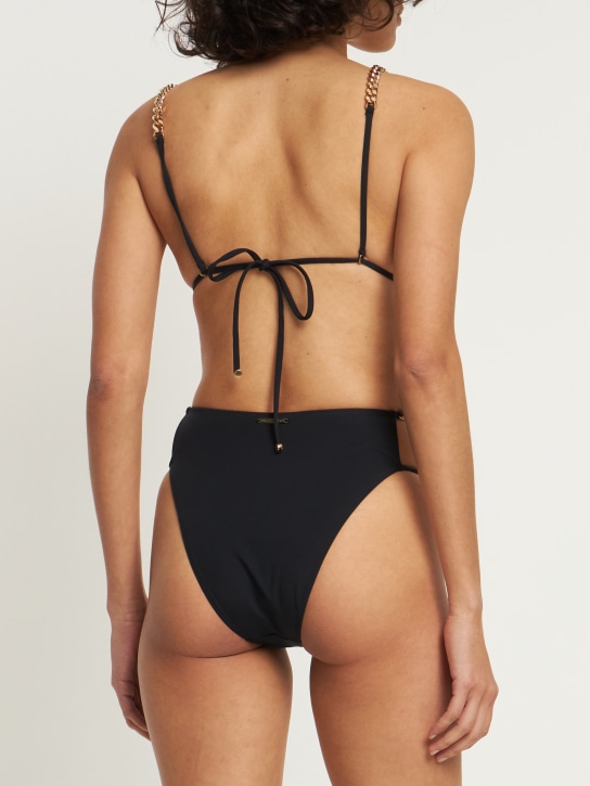 Stella McCartney: Bas de bikini taille haute Falabella