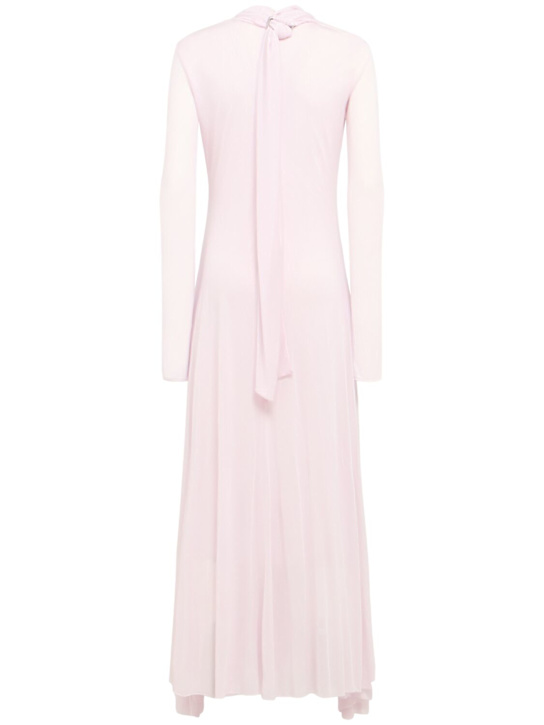 Jil Sander: Robe longue en jersey de viscose légère