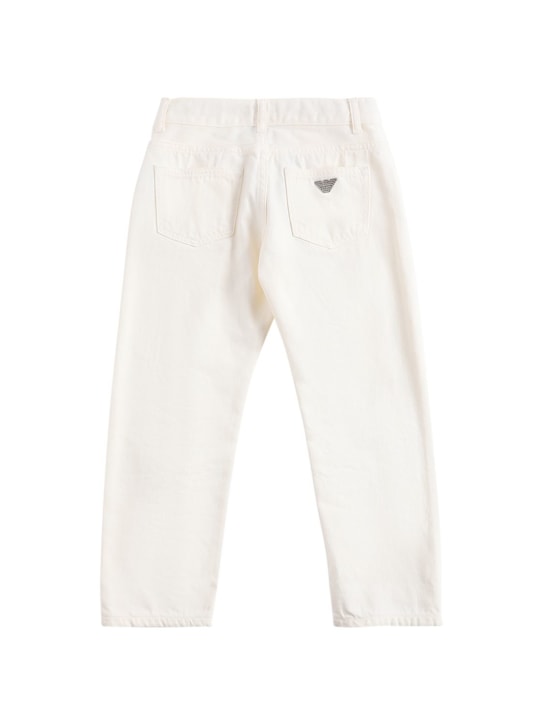Emporio Armani: Slim cotton denim jeans