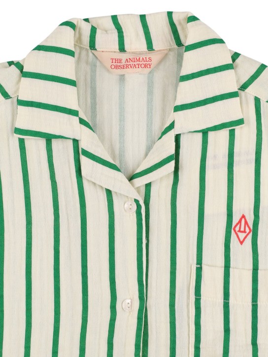 The Animals Observatory: Striped cotton shirt