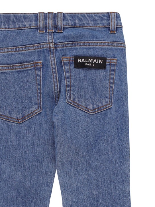 Balmain: Stretch organic cotton denim jeans
