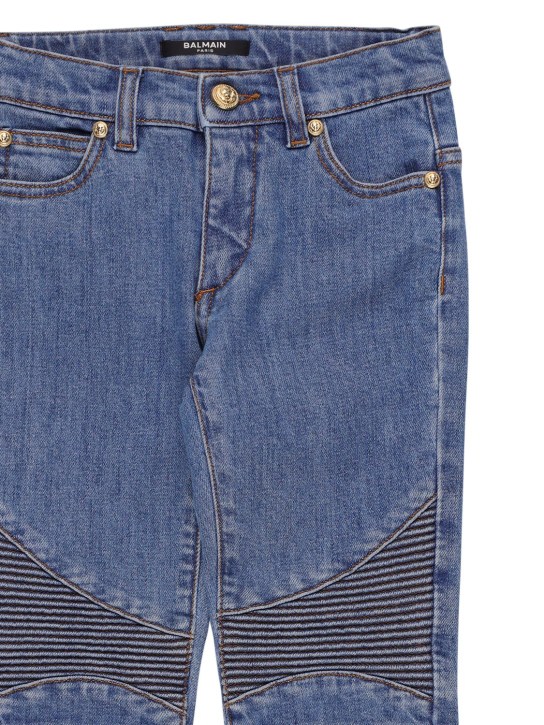 Balmain: Stretch organic cotton denim jeans