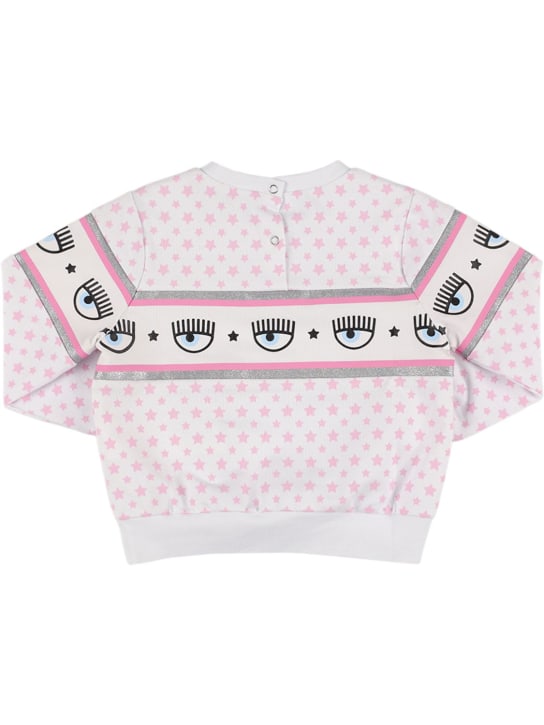 Chiara Ferragni: Felpa in misto cotone stampato