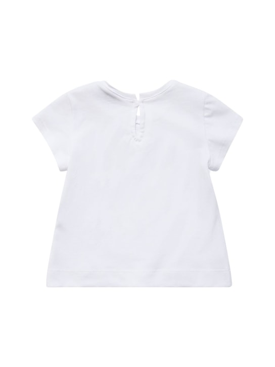 Chiara Ferragni: T-SHIRT AUS BAUMWOLLJERSEY MIT GESTICKTEM LOGO