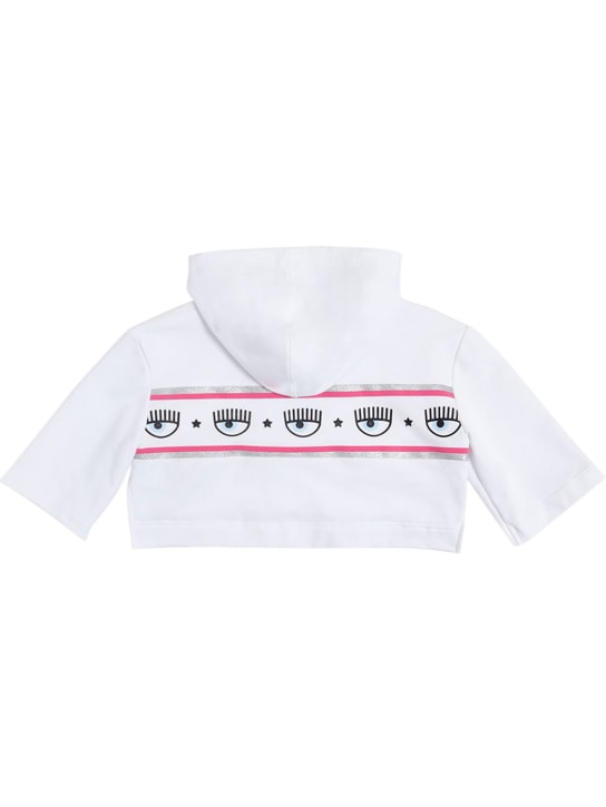 Chiara Ferragni: KURZES SWEATSHIRT MIT LOGO