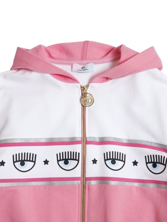 Chiara Ferragni - Logomania cotton sweatshirt hoodie