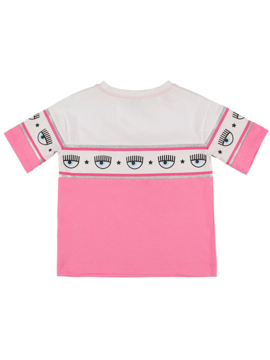 Chiara Ferragni: Logo print cotton jersey t-shirt