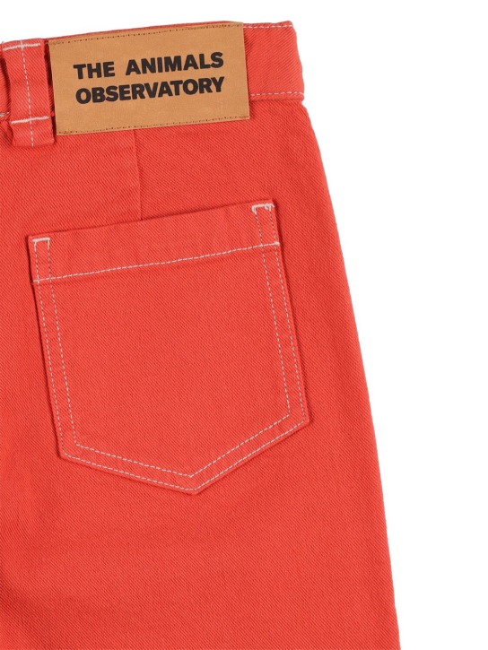 The Animals Observatory: Pantalon en coton mélangé recyclé