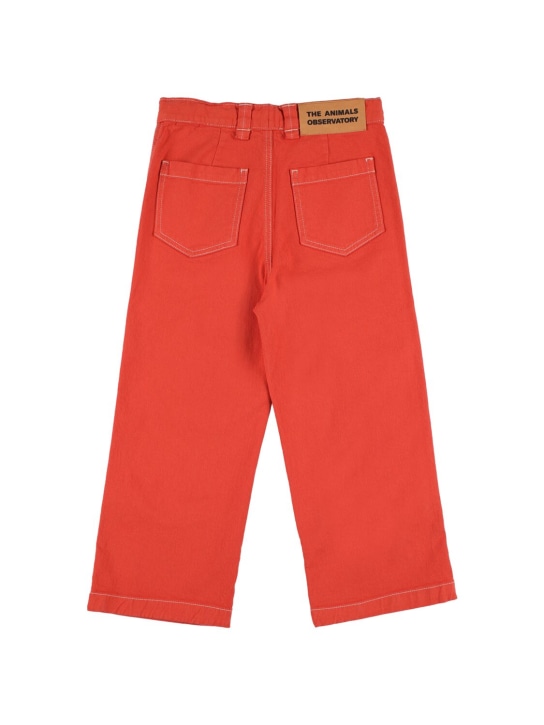 The Animals Observatory: Pantalon en coton mélangé recyclé