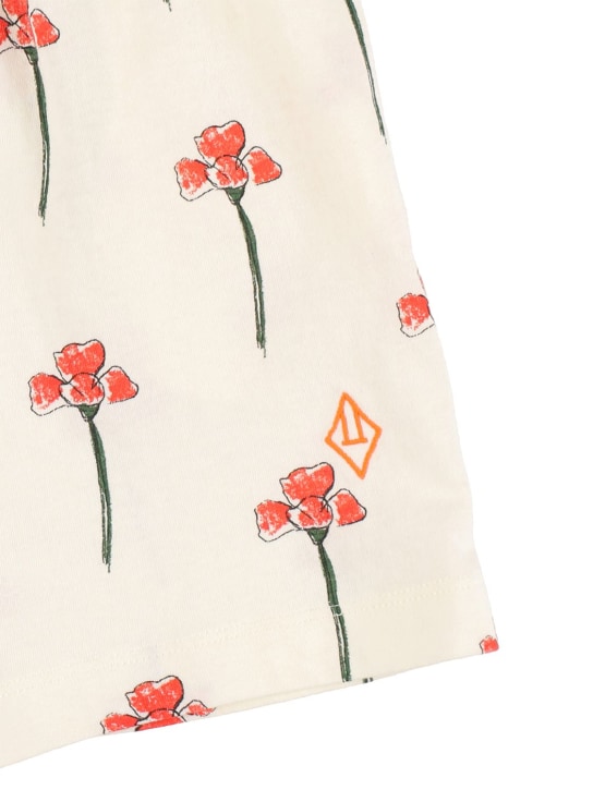 The Animals Observatory: Carnations print cotton jersey shorts