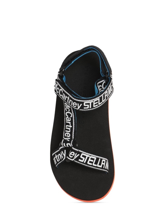 Stella McCartney Kids: SANDALETTEN AUS TECHNOSTOFF MIT LOGO