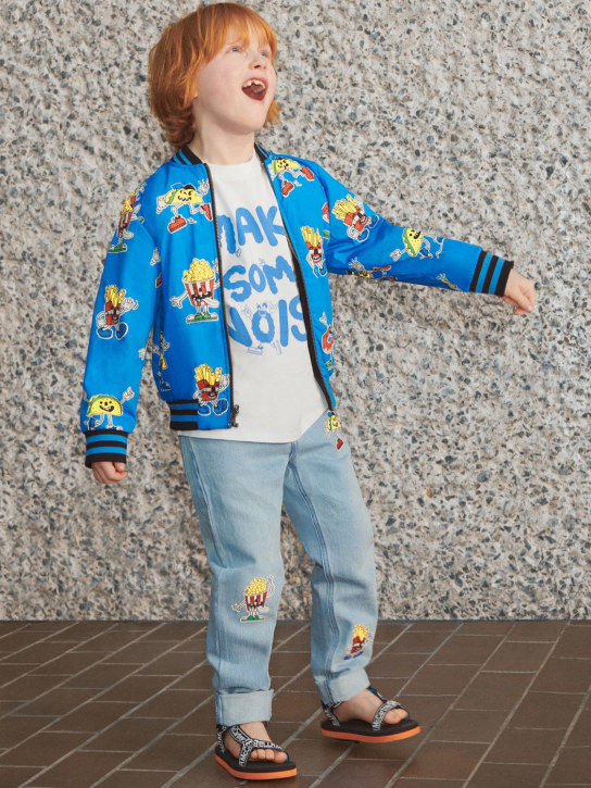 Stella McCartney Kids - SANDALETTEN AUS TECHNOSTOFF MIT LOGO
