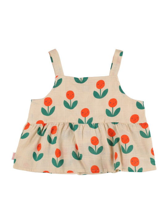 Tiny Cottons: Peonies print cotton blouse