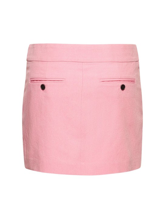 Isabel Marant: Licoba cotton & viscose mini skirt