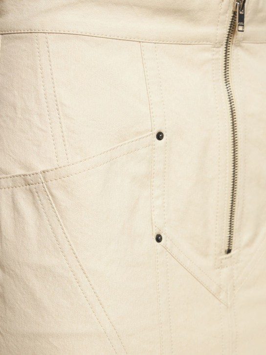 Isabel Marant: Jupe courte en coton Teller