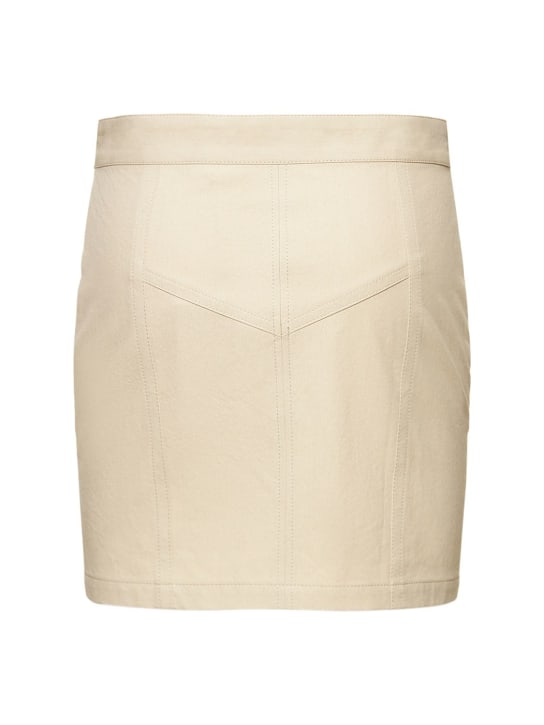 Isabel Marant: Jupe courte en coton Teller