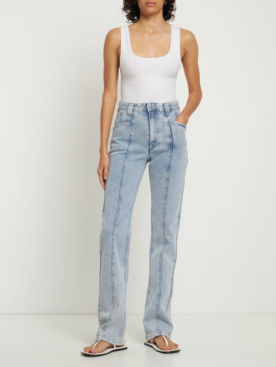 Isabel Marant - HOSE AUS STRETCH-BAUMWOLLDENIM „VOKANYAE“