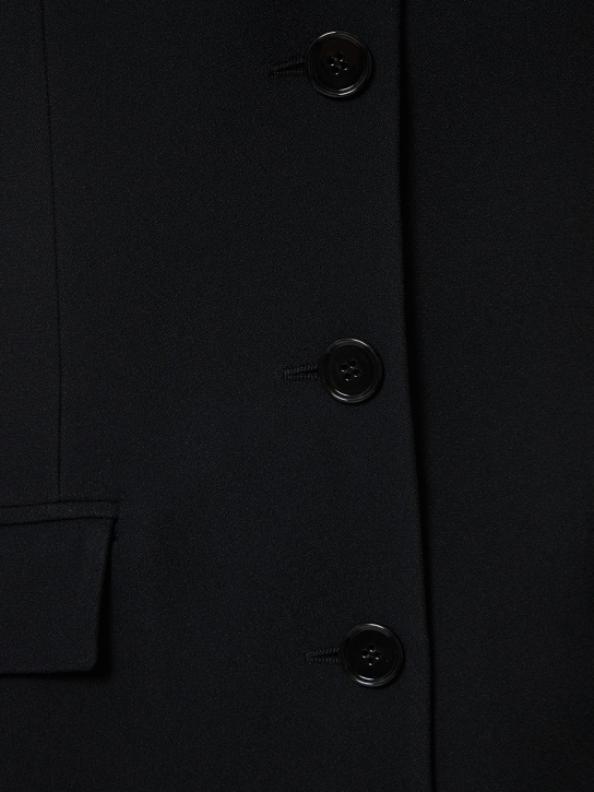 Michael Kors Collection: Chaleco blazer de crepé