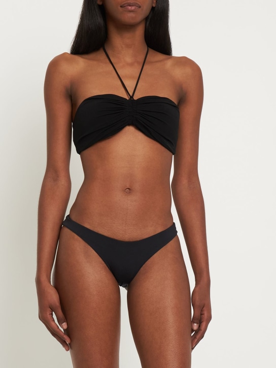 Michael Kors Collection: Stretch jersey self-tie bandeau top
