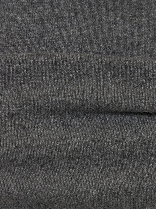 Michael Kors Collection: Gerippter Kaschmirjersey-Body mit Ausschnitt