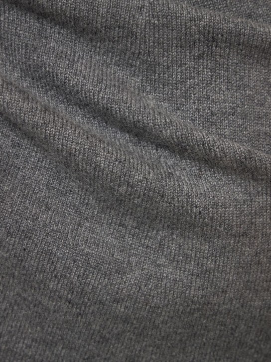 Michael Kors Collection: Cashmere knit long cutout dress