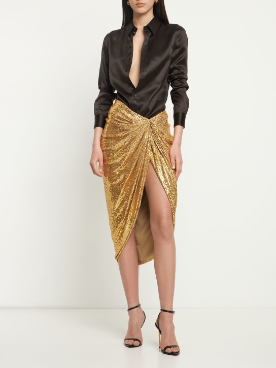 Michael Kors Collection - Jupe longue en sequins