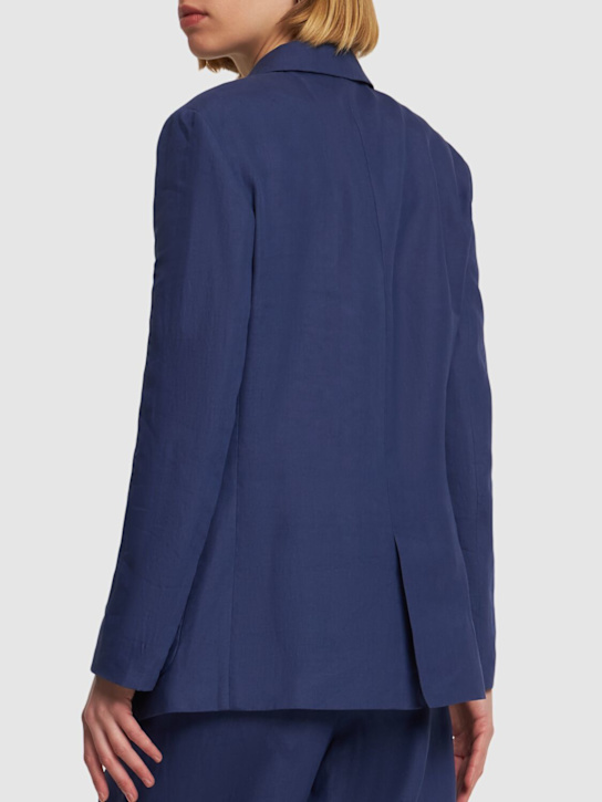 Giorgio Armani: Zweireihiger Leinen-Blazer