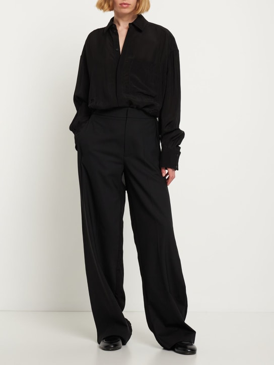 Gauchere - WEITE HOSE AUS SATIN
