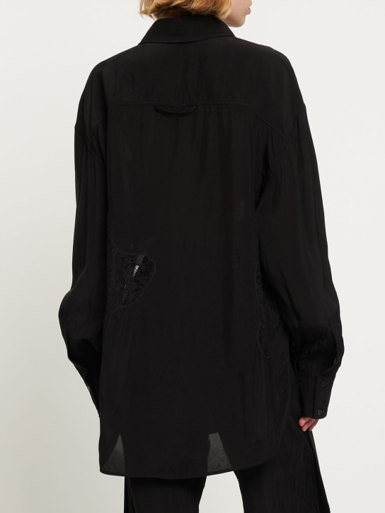 Gauchere: Camisa oversize de satén