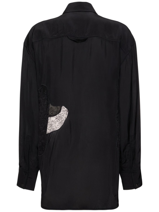 Gauchere: Camisa oversize de satén