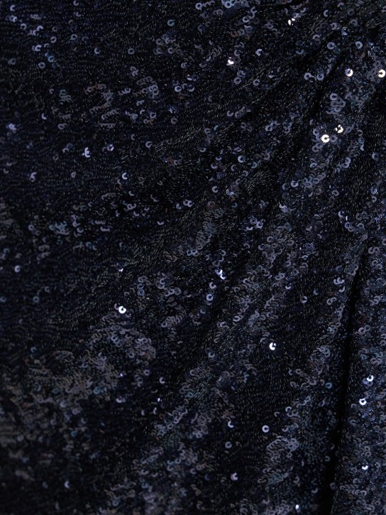 Michael Kors Collection: Vestito monospalla in jersey con paillettes