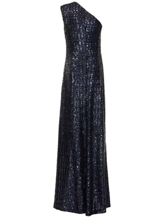 Michael Kors Collection: Vestito monospalla in jersey con paillettes