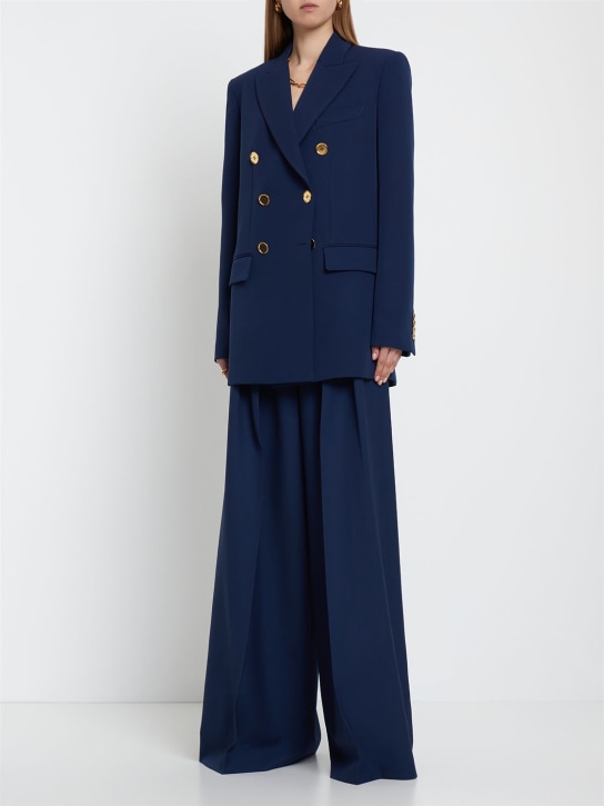 Michael Kors Collection: Blazer en gabardine à double boutonnage
