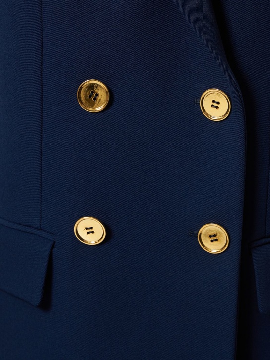 Michael Kors Collection: Blazer en gabardine à double boutonnage
